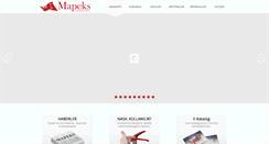 Desktop Screenshot of mapeks.com.tr