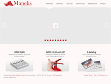 Tablet Screenshot of mapeks.com.tr